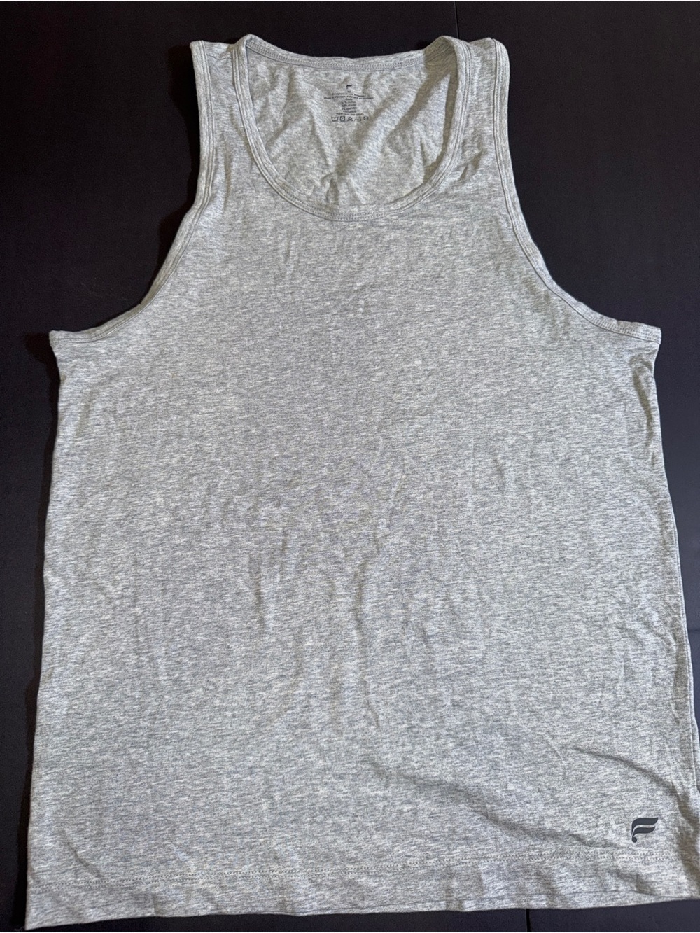 Fabletics Light Gray Athletic Tank Top - XSmall